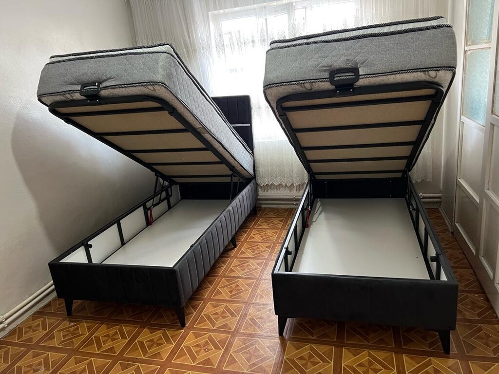 LÜKS TEK KİŞİLİK BAZA BAŞLIK YATAK - 2