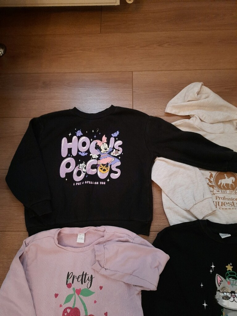 sweatshirtler 5,6 yaşa olurkiz cocuk 4 adet - 10
