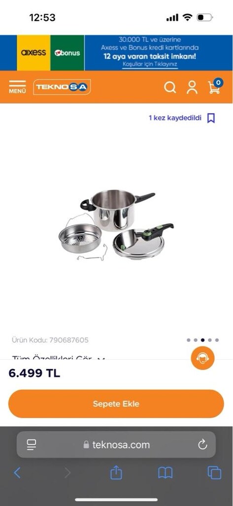 Tefal düdüklü tencere - 2
