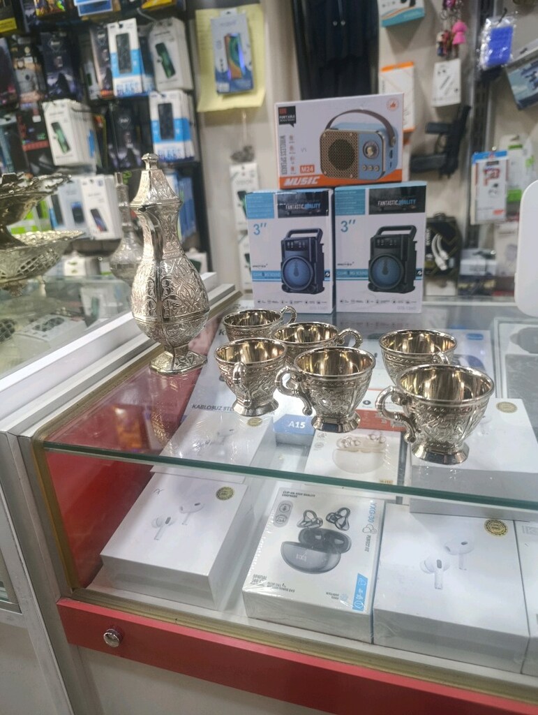 dekoratif zemzem ipriği ve kahve seti - 2