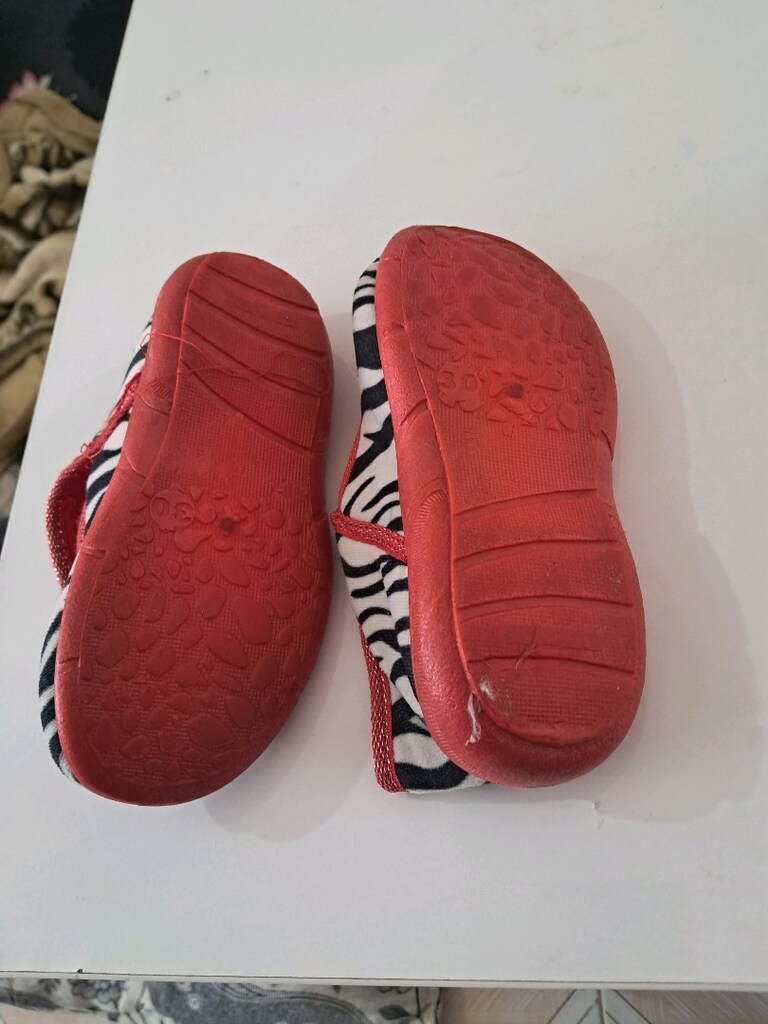 zebra desenli ayakkabı - 2