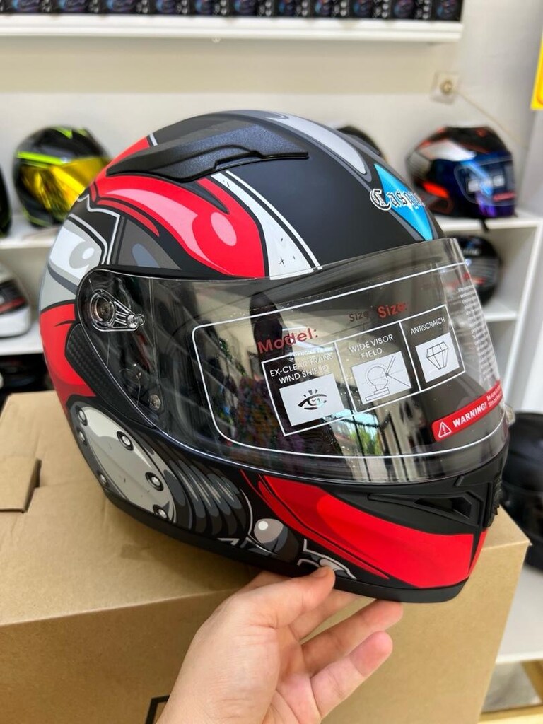 FULL FACE KASK GÜNEŞ VİZÖRLÜ - 8