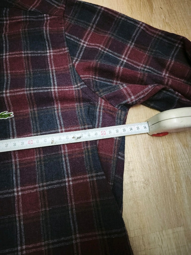 Lacoste Kareli Gömlek 39/M slim fit kışlık gömlek - 5