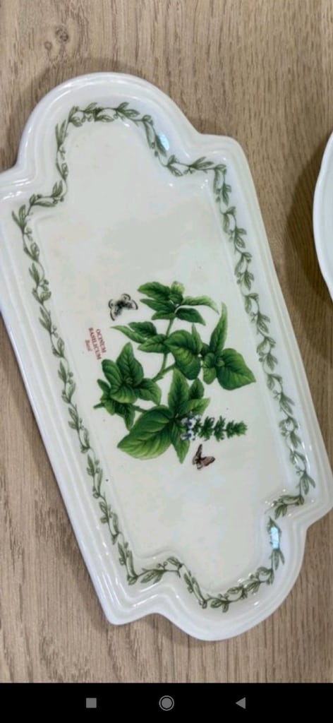 antika vintage sunum tabagı - 4