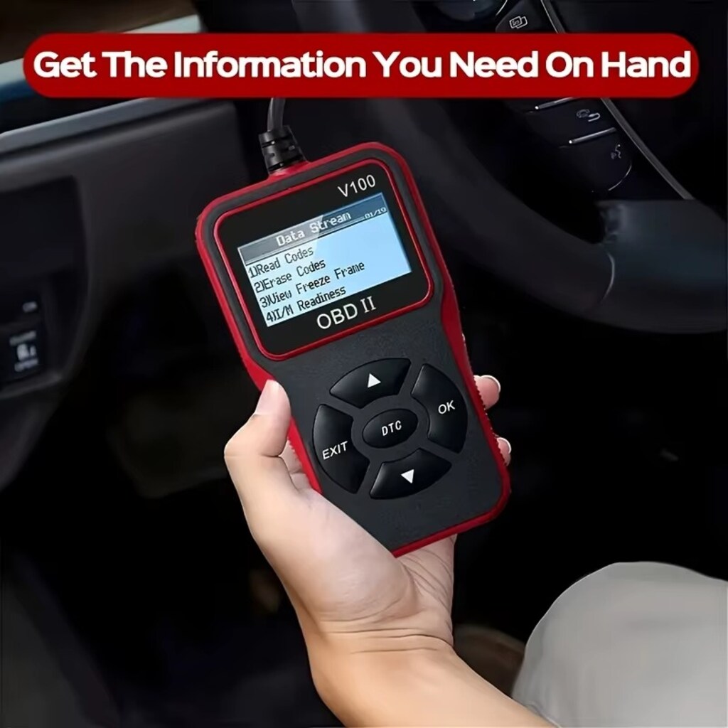 OBD II - V100 Arıza Tespit Cihazı Hata Kodu Okuma ve Silme OBD2