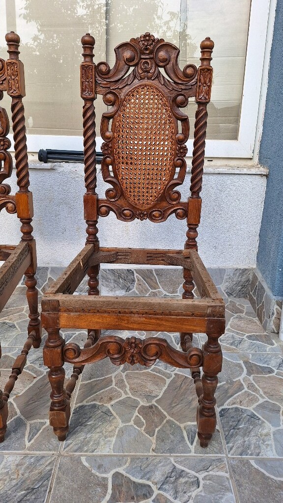 antika hazeran işlemeli oymalı cilası yeni - 2