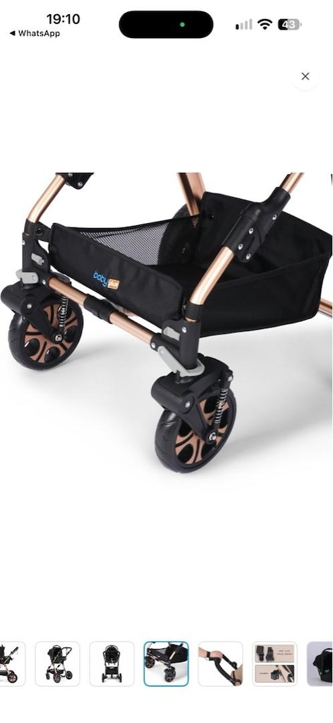 E bebek baby plus canyon travel sistem bebek arabası - 6