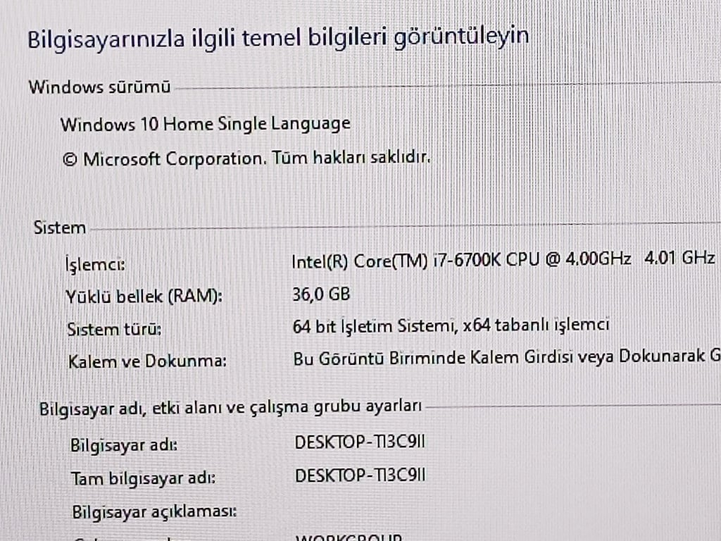 36 GB RAMLI 280 HZ MONİTÖRLÜ İ7 OYUNCU BİLGİSAYARI - 5