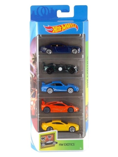 Hot Wheels Beşli Araba Seti Hw Exotics Serisi - GHP50