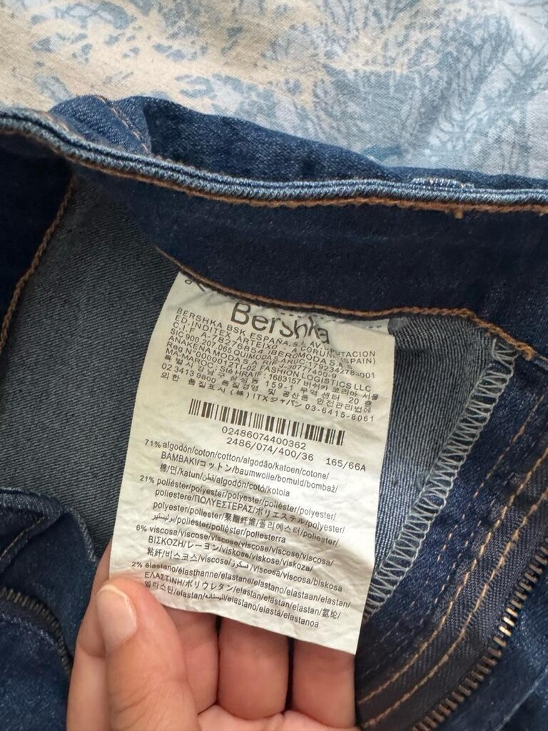 Bershka kot şort - 4