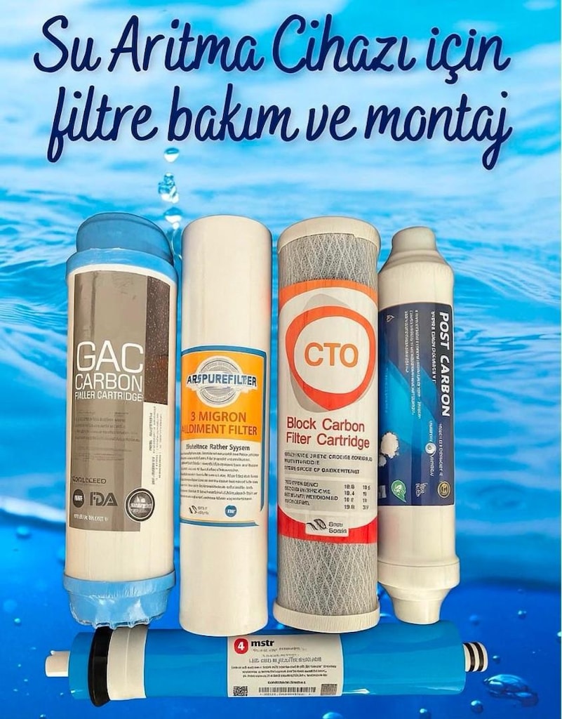 SU ARITMA CİHAZLARI FİLTRE DEĞİŞİMİ KAMPANYASI- MONTAJ DAHİL 1.700 TL. - 4