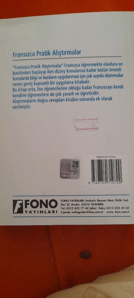 FRANSIZCA PRATİK ALIŞTIRMALAR - 2