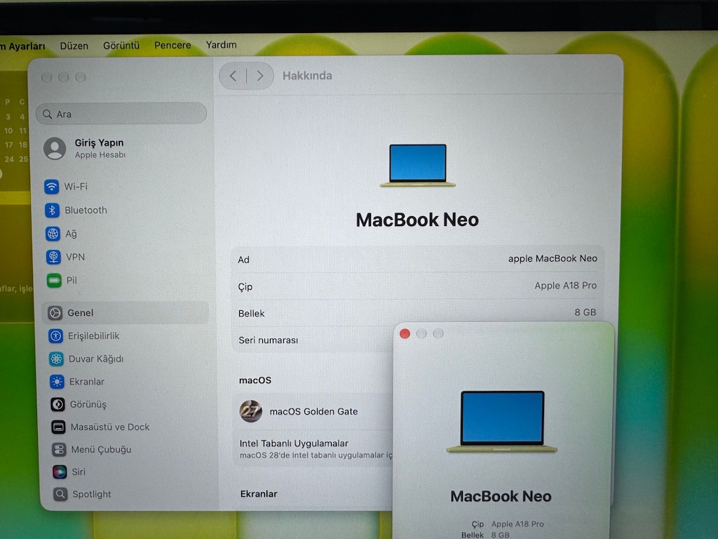 GARANTİLİ APPLE MACBOOK NEO LAPTOP SIFIR GİBİ - 7