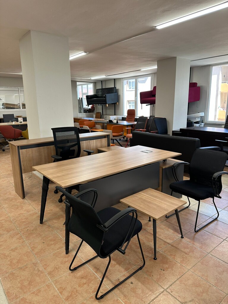 KLAS OFİS ÜSKÜDAR 180X85 MARBELLA KİRAZ MAKAM TAKIMI - 2