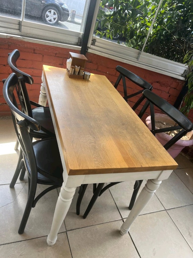 Acil satılık Cafe masa sandalye si - 4