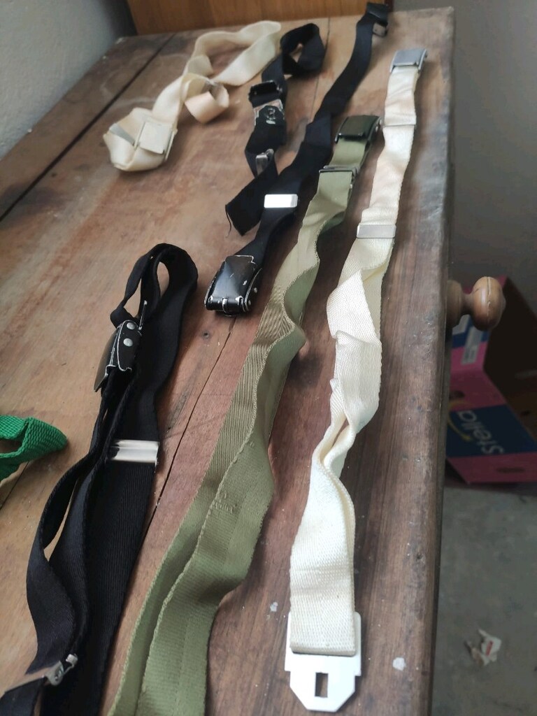 Metal Tokalı Askeri / Tactical Bez Kemer Lotu (Y2K - Kamp Kemerleri - 2