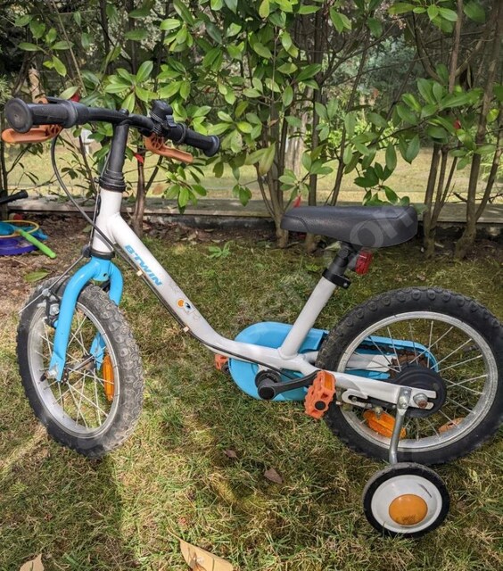 btwin decathlon 100 rockrider Artic 14jant 3-7yaş çocuk bisikleti