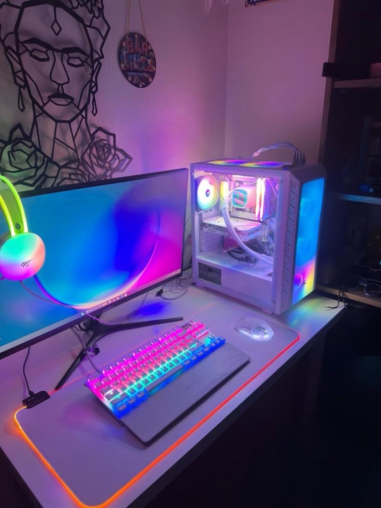 i5-13400F RTX 4060 Beyaz Oyuncu Seti | 27” 180Hz | Apex 7 Ghost | Aero - 2