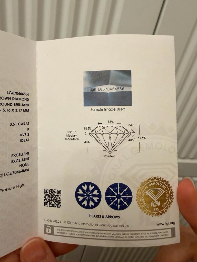 DF Jewellers Lab-Grown Pırlanta Tektaş Yüzük – Hollandadan Alındı - 8