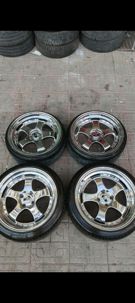 18 inç 4*108 ssr krom jant lastik sıfır gibi set hata yok takas var - 2