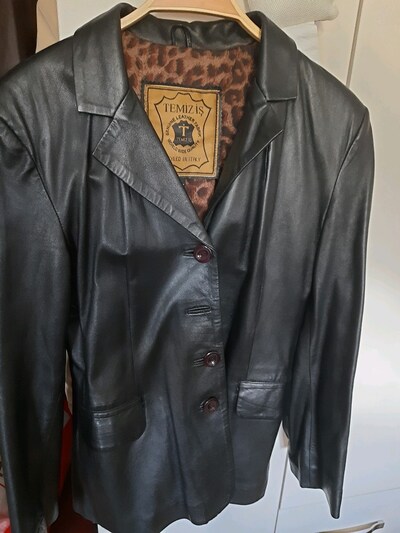 deri kadin blazer ceket