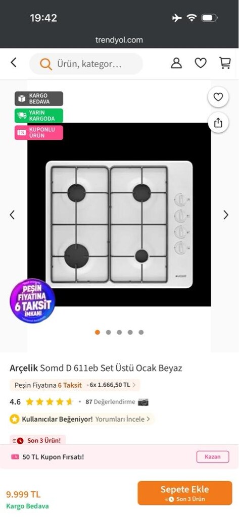 Arçelik Beyaz Eşya Takımı (AFC 361G, 9100M, 6155, 570431 Mb, Somd D) - 11