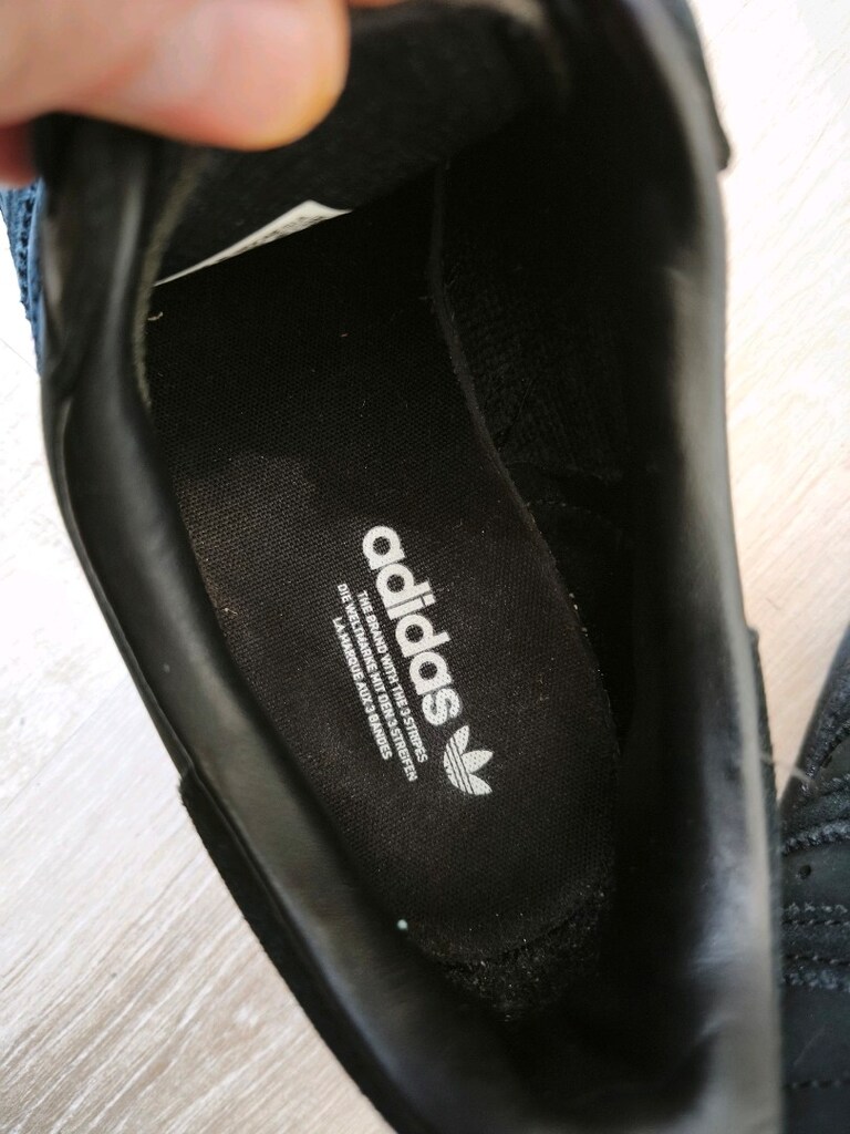 Orjinal sıfırdan farksız Adidas süperstar metal Toe nubuk deri 38.5 - 7