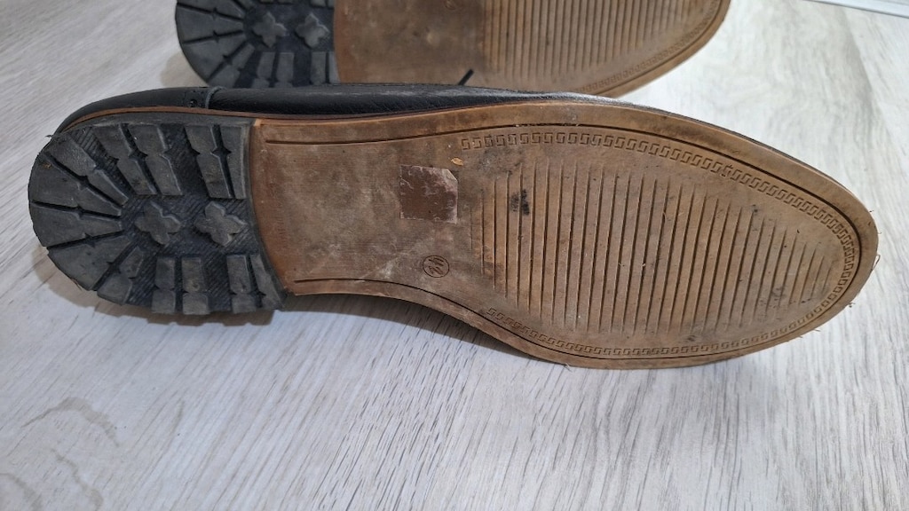 Cleysmen Marka Erkek Siyah Deri Klasik Bağcıklı Ayakkabı - 8
