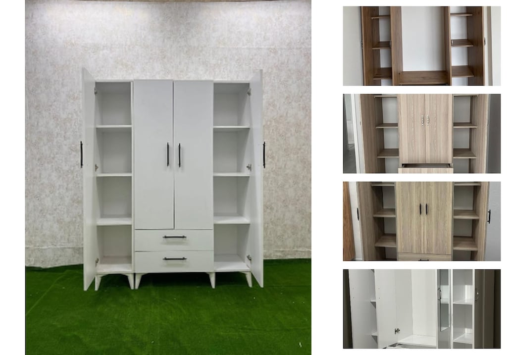 4 kapaklı elbise dolabı qomzfaebly - 3