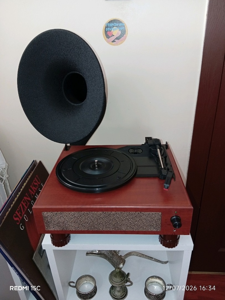 GRAMOFON PİKAP SIFIR FATURALI GARANTİ ÜRÜNDÜR - 8