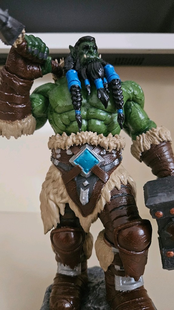Warcraft Thrall Figürü 21 cm El Boyaması - 2
