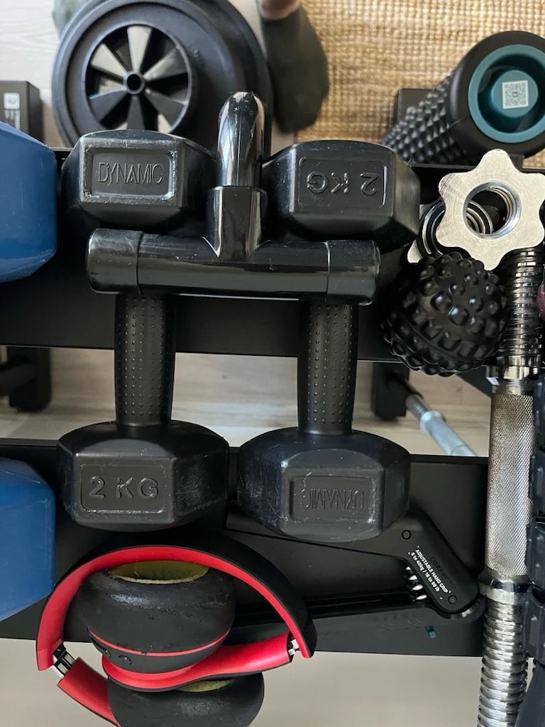 DÖKÜM AĞIRLIK SETİ (68 kg) + kondisyon bisikleti+ barfiks barı - 11