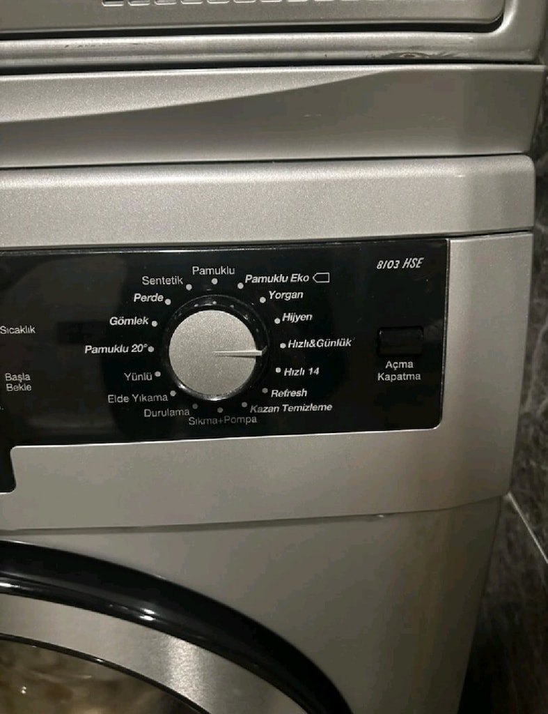Arçelik 8 kg tertemiz Gri Renk Çamaşır Makinesi - 3
