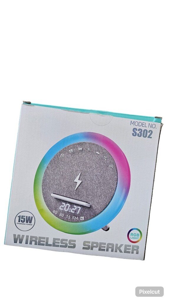 kablosuz şarj bluetoot fm hoparlör - 2
