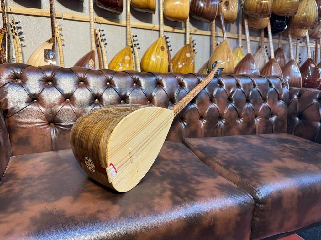 TAM PROFESYONEL 41 TEKNE CEVİZ AĞACI UZUN SAP SAZ - 5