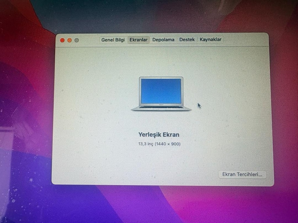 Apple Mac book Air A1466 model 500 gb yükseltilmiş ssd-2.2 ghz i7 iş. - 6