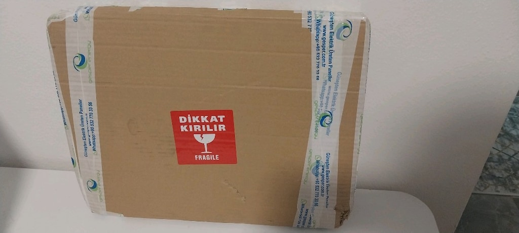 25W monokristal Güneş paneli. SIFIR ÜRÜN. - 2