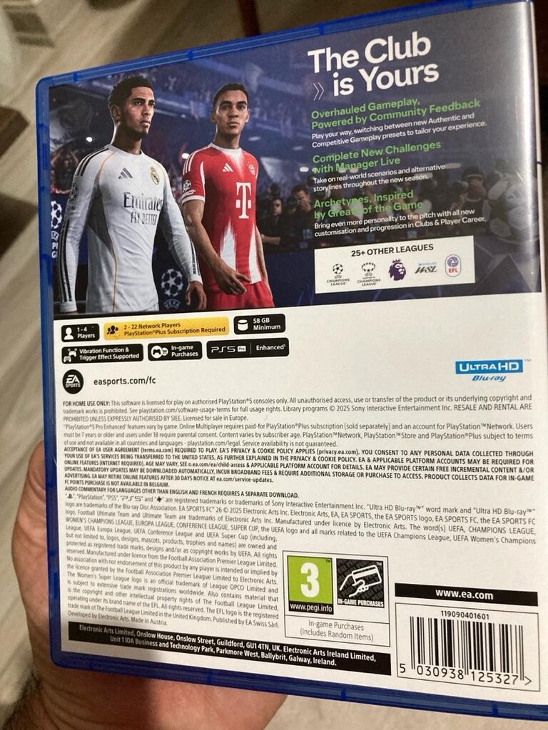 FC26 - PS5 - Türkçe paket - 2