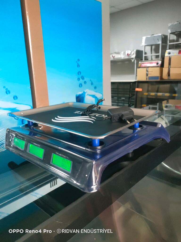 şarjlı terazi akülü terazi hassas elektronik 40 kiloluk manav terazisi - 15