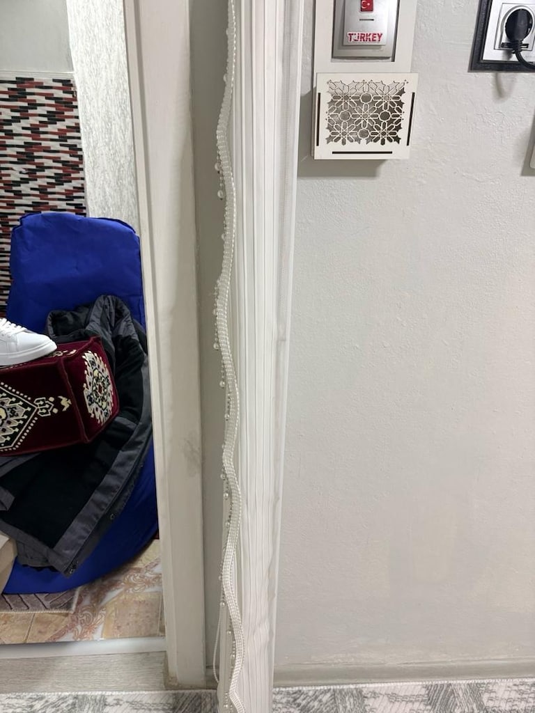 Temiz / Boncuk Detaylı Çift Mekanizmalı Zebra Stor Perde - 3
