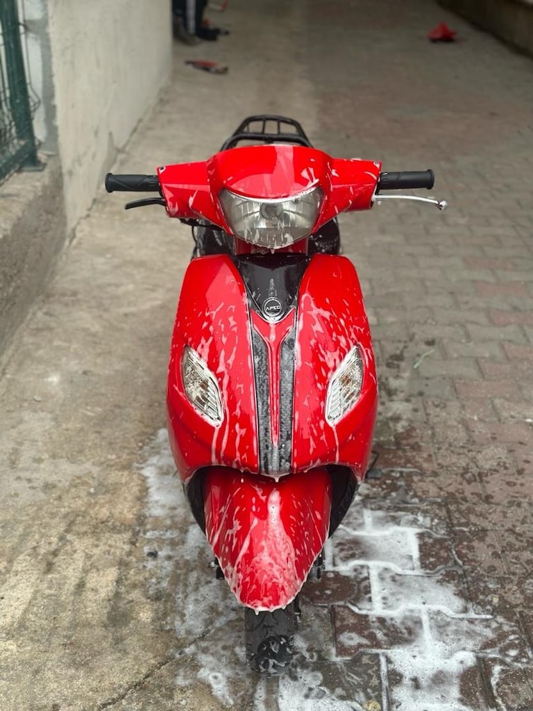 2022 APEC PS3 50cc 100cc ÇEVRİLİ ÖN ARKA DİP BASIK 3 RENK XENON ABA - 11