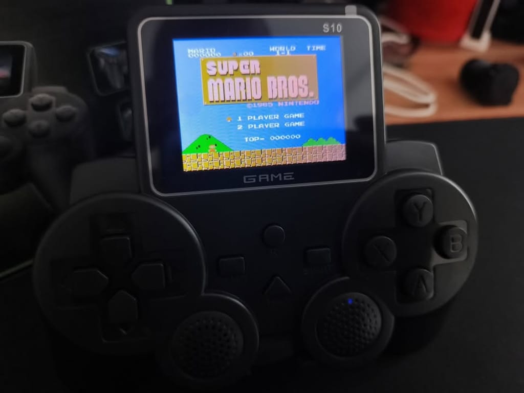 SIFIR Atari S10 Oyun Konsolu 500 Adet Nostalji Retro Oyun Taşınabilir - 2
