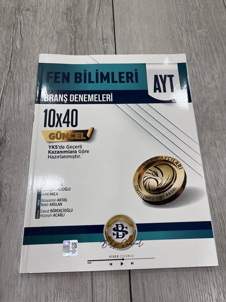 Fen Bilimleri AYT Branş Denemeleri