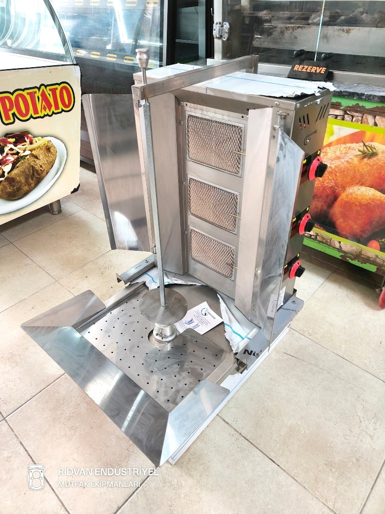 alttan motorlu döner ocağı tüplü döner ocağı motorlu döner makinası - 19