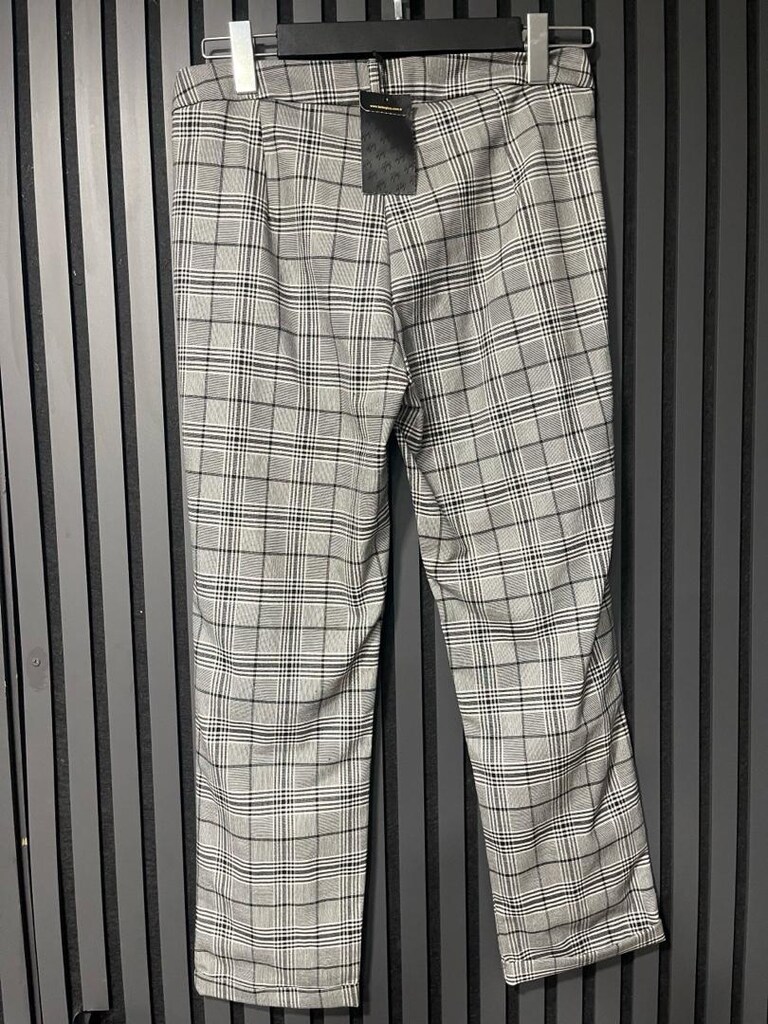 BEBE PLUS EKRU KUMAŞ PANTOLON - 5