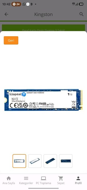 Kingston 1 tb ssd