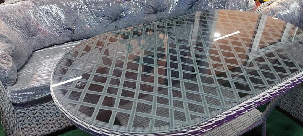 GÖSTERİŞLİ KALİTELİ RATTAN BALKON BAHÇE TAKIMI - 5