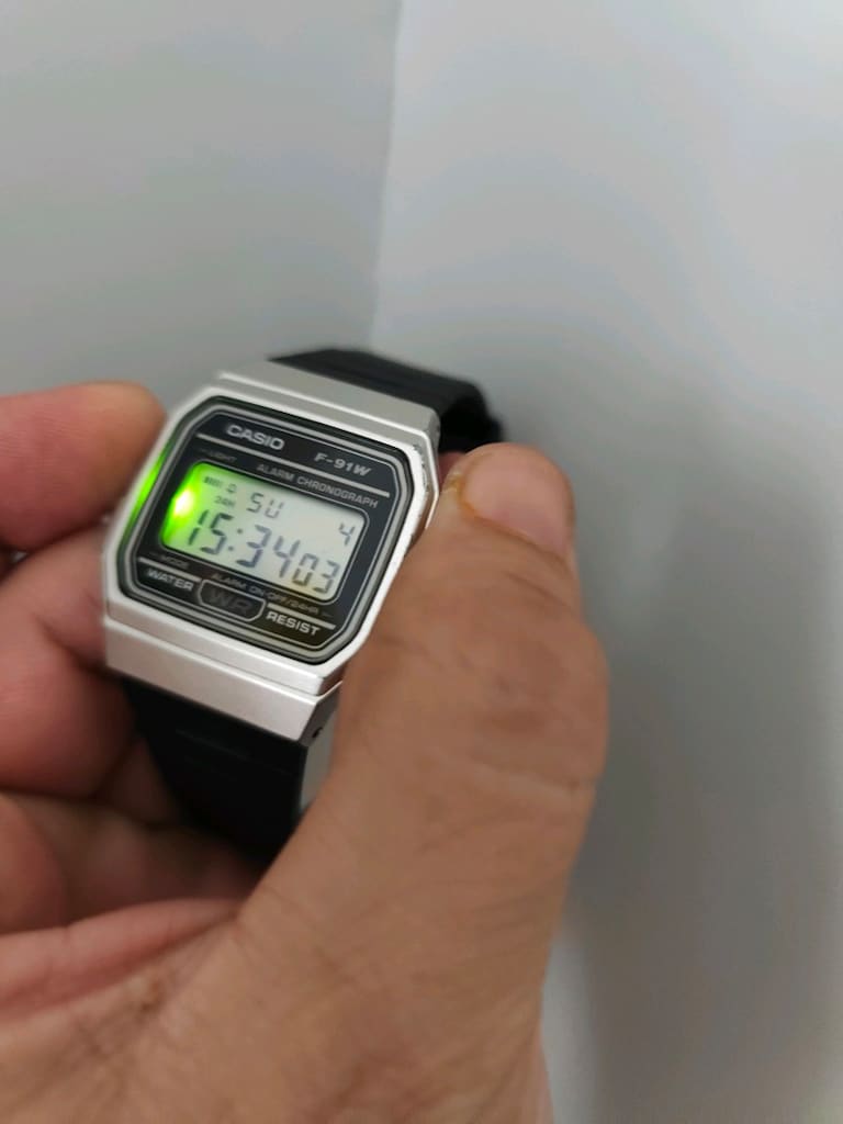 Orjinal Casio F-91W Erkek Saat - 9