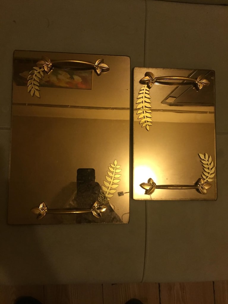 satılık 2 li aynajı servis tepsisi