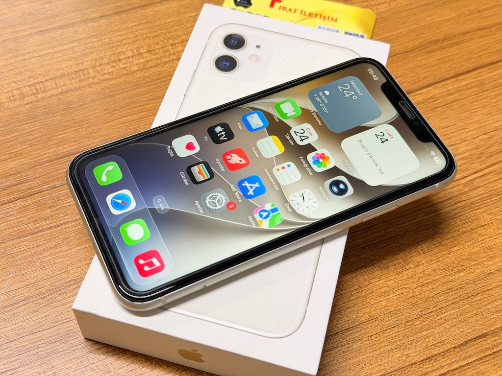 TR 128GB APPLE İPHONE 11 PİL%100 TERTEMİZ EN İYİ FİYATA SİZLERLE - 3